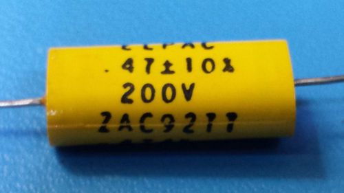 Capacitor 0.47 UF 200V 10% ELPAC Metalized Polyester Film  ZAC9277  (3 pcs)