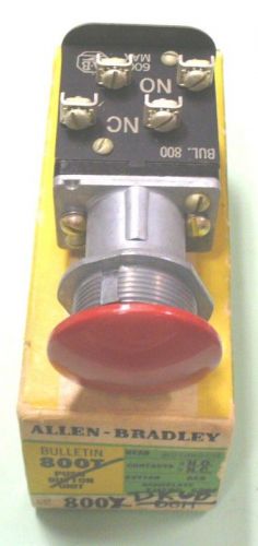 Allen Bradley 800-DK6B Red Push Button Switch – NEW -A