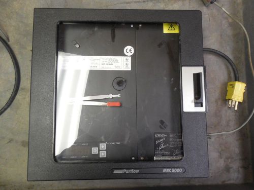Partlow-west mrc 5000 series chart recorder 51100011 100/240 vac used for sale
