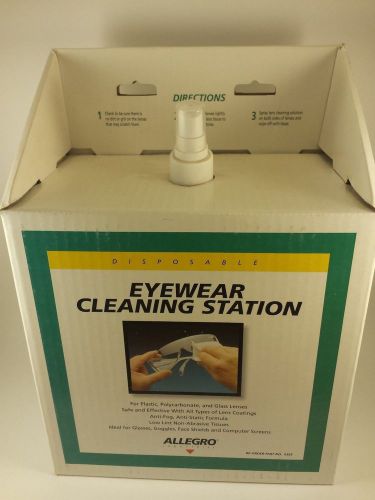 Allegro Disposable Eyewear Cleaning Station Glasses Plastic LARGE 16oz Goggles