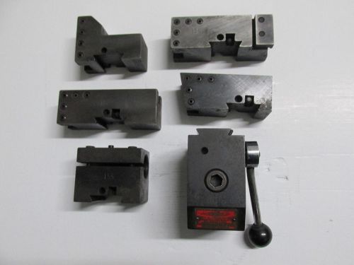 6 Piece KDK 150 Quick Change Tool Post And Holder Set