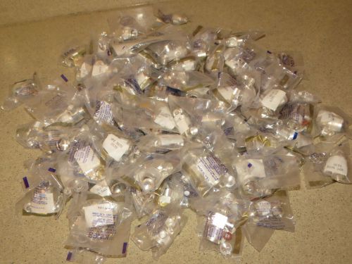 ^^ CONNECTOR LOT # 4 (105 PIECES)- KINGS KN-59-06 TYPE N CONNECTORS &amp; MORE - NEW