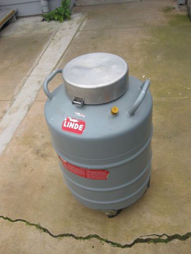 Nice Linde Union Carbide Super 30A liquid nitrogen refrigeration tank