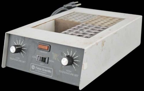 Fisher 11-718-6 lab hi/low temp 7x6x2&#034; dry bath incubator w/3x heat block parts for sale
