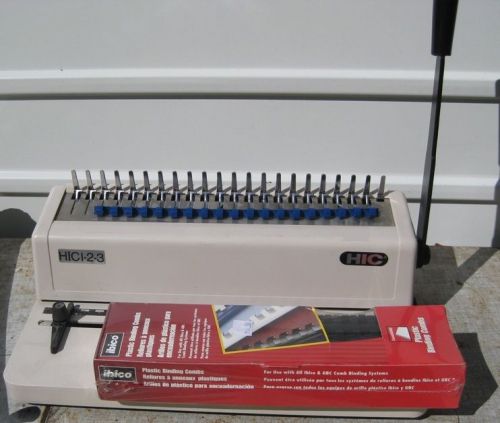 HICI-2-3 21-Hole Paper Comb Punch Binding Machine Scrapbook