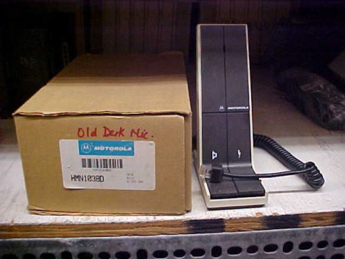 motorola maxtrac desktop mic hmn1038d in box  r10