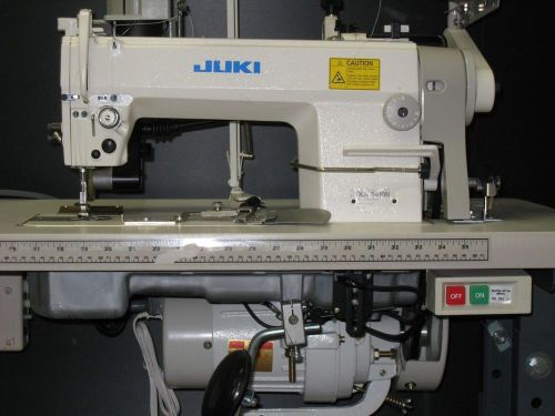 juki DLN 5410N SEWING MACHINE WITH HEAVY DUY WORK TABLE