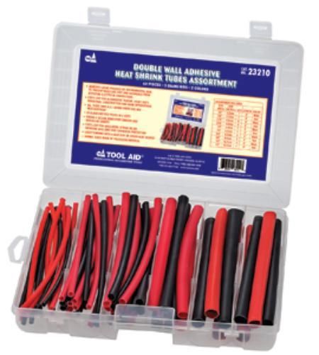 Sg tool aid 23210 double wall adhesive heat shrink tubes assortment for sale