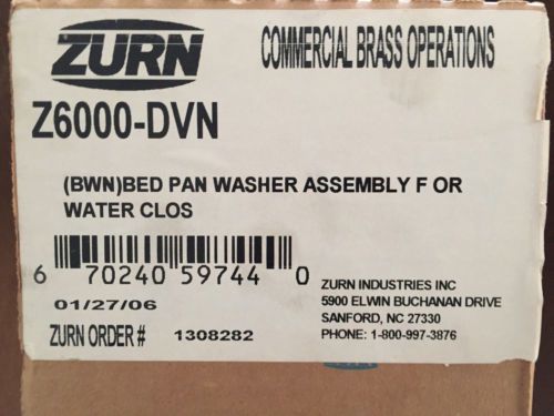 Zurn Z6000-DVN Aquavantage Bedpan Washer Assembly Standard