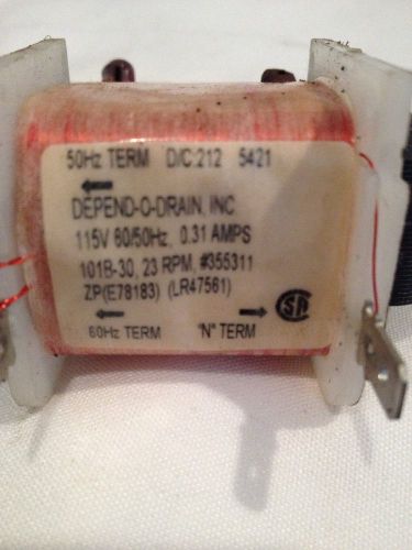 Dependo Drain Valve 110v Coil Only, No Gearbox. Unused