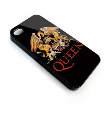 Queen Rock Band Logo iPhone 4/4s 5/5s 5c6 6plus Black Cover Case K9