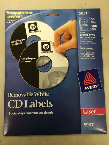 Avery Cd/Dvd Labels 5931 White