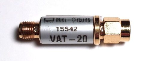 Mini-Circuits VAT-20 Fixed Attenuator 50ohm, 0.5W, 20dB DC-6000MHz