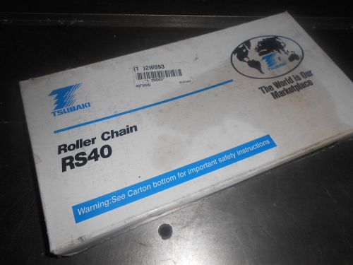 Rs40 roller chain (10ft) new tsubaki for sale