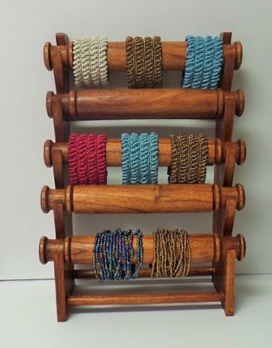 Wood Necklace Display