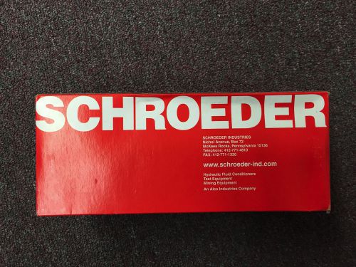 New in box schroeder (schroder) filter element 10 micron k10 for sale