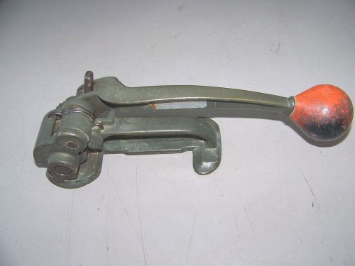 Signode model st steel strapping banding tensioner 1/2&#034; wheel - 3/4&#034; wide strap for sale