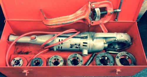 Ridgid 700 pipe threader threading machine w/6 dies 1/2&#034; - 2&#034; clamp included for sale