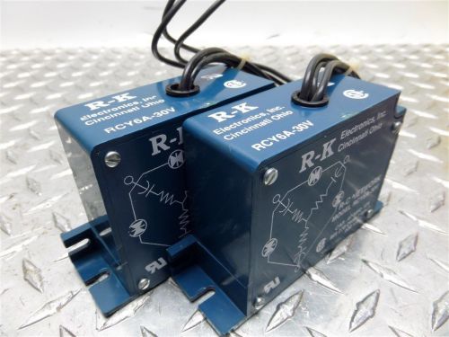 Pair of r-k ekectronics r-c network rcy6a-30v voltage filter for sale