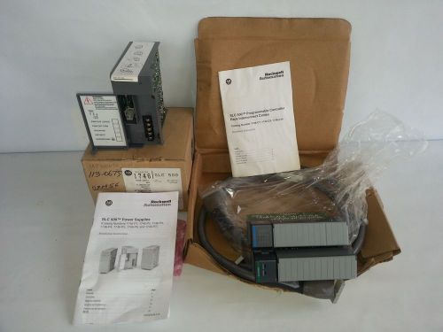 Allen bradley slc500 power supply cat 1746-p1 slc500 input module 1747-sn i/o for sale