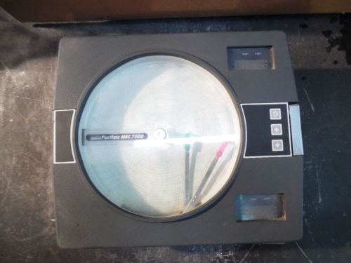 PARTLOW 711000000001 CHART RECORDER, SERIES MRC 7000, 115 VAC, SN:88H52489, USED