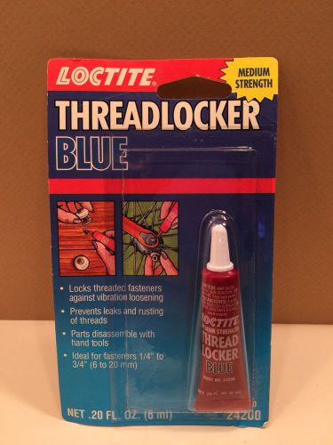LOCTITE Threadlocker Blue 242 (PART 24200) (Removable) - 6ml (.20 FL OZ)