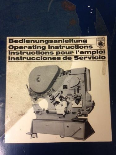 Peddinghaus Model 210 Super Ironworker Manual