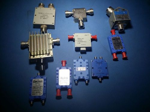 Variable Attenuator, RF Switch, Splitter/Divider Lot (10) items Mini-Circuits,HP