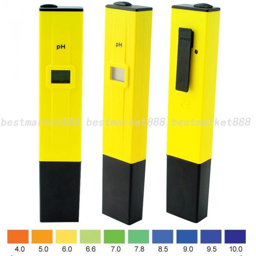 NEW Digital PH Meter Tester Pocket Pen LCD Aquarium Water Urine Lab Monitor
