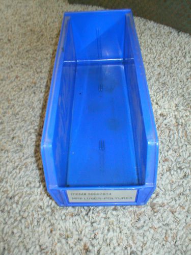 Akrobin 30-234 dark blue plastic stacking bin for sale