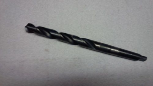 47/64&#034; #2MT Morse taper shank drill bit HSS good condition