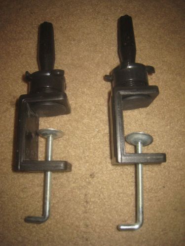 2 ANNIE MANNEQUIN HEAD / WIG HOLDER STAND DESK TABLE CLAMPS