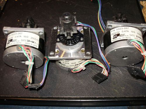 (3)Applied Motion Products 5023-267 stepper motors 9.0V, 47A, 19 ohm,200S/R  CNC
