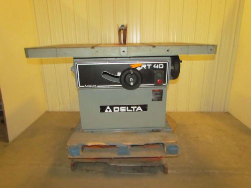 Delta RT40 14&#034; Tilting Arbor Large Capacity Table Saw 7.5HP 3PH w/Extensions