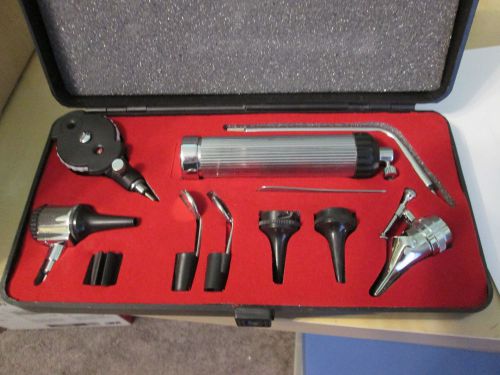 Otoscope Ophthalmoscope Universal Diagnostic ENT Instruments Set with Case