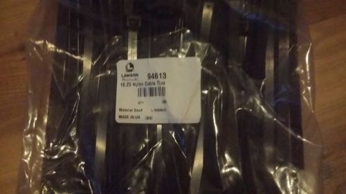 Lawson cable ties-nylon, 15.25&#034; l, 0.30&#034; w, black, 120 lbs minimum loop for sale