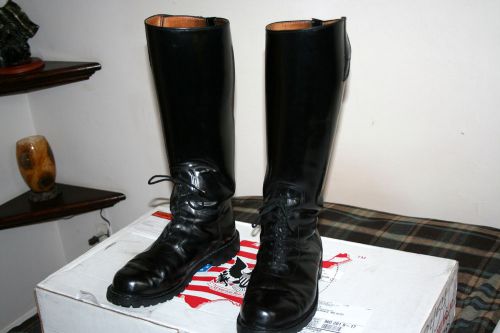 Police motorcycle boots size 9 ee  motor officer for sale