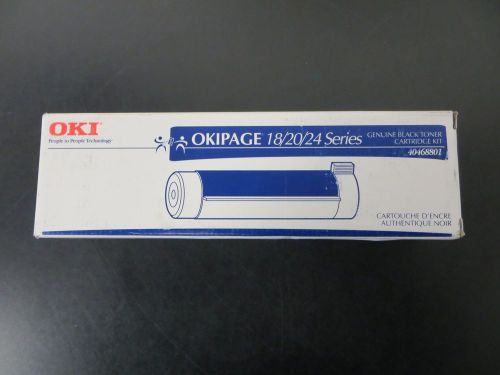Genuine OKI Okidata 40468801 Black Toner Cartridge OKIPAGE 18 20 24 Series OEM