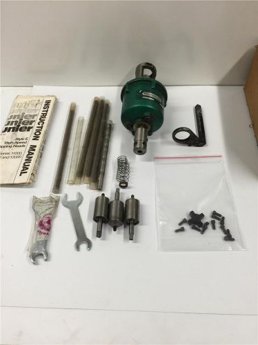 COMMANDER PRODUCTION TOOL Tap Tapping Tapper Head Procunier Collet &amp; Tool Set