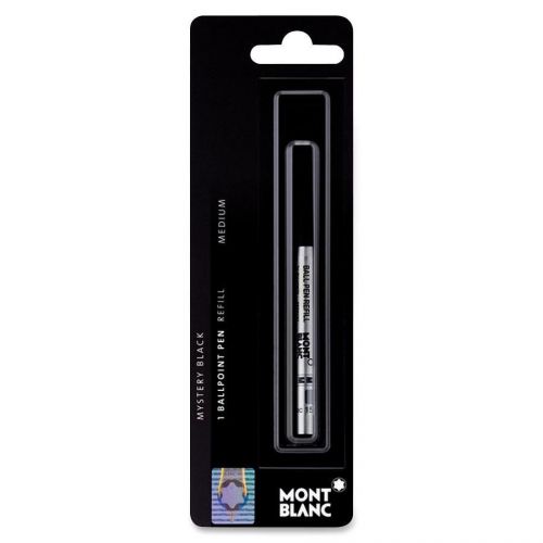 Mont Blanc 107865 Ballpoint Pen Refills, Medium Point, Black Ink NEW