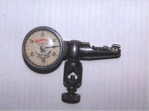 Starrett, no. 711-f, .001&#034;, last word indicator, with body clamp &amp; thumb screw for sale