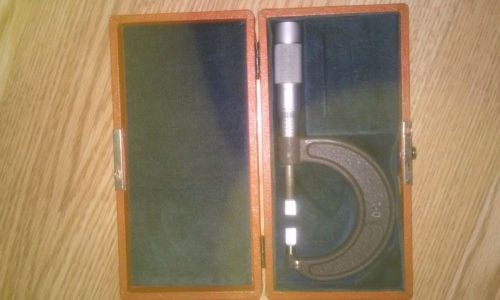 Brown &amp; sharpe 0-1 inch blade micrometer - usa for sale