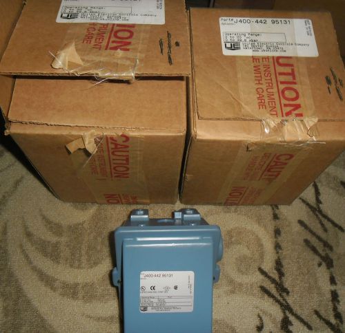 Lot of 2 united electric controls pressure switch j400-442 95131 0-20&#034; wc range for sale