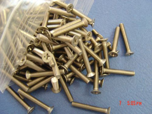 6-32 x 5/16&#034; stainless steel flat head screws for sale