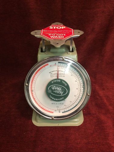 Vintage accuweigh universal dial scale 64 fluid oz x 1 oz *great shape* for sale