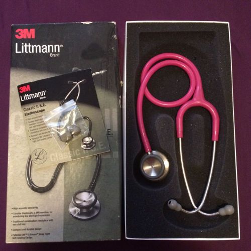 Littmann Stethoscope Classic II in Raspberry