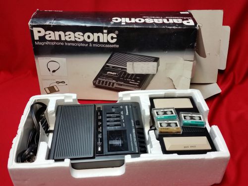 Working Panasonic RR 930 Transcriber &amp; RP2692 Foot Pedal Dictation