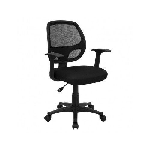 Mid-back office mesh computer ergonomic chair black  executive desk swivel sale for sale