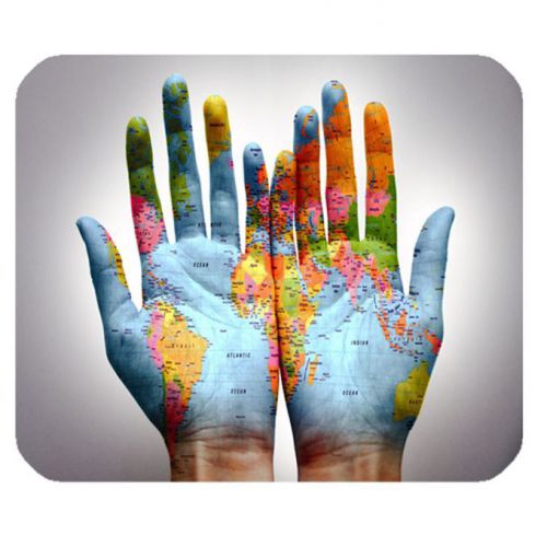 New World Map  tyle Mousepad Design For Optical Laser Mouse Anti-Slip