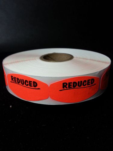 1.5&#034; x .75&#034; REDUCED WRITE ON LABELS 1000 ea/ ROLL 1M/RL free shipping STICKERS